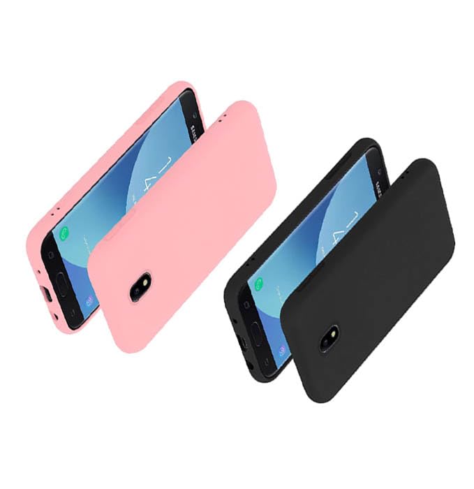 Custodia in silicone liquido compatibile con Samsung Galaxy J330, antiurto, antigraffio, con protezione completa, colore casuale OPW13
