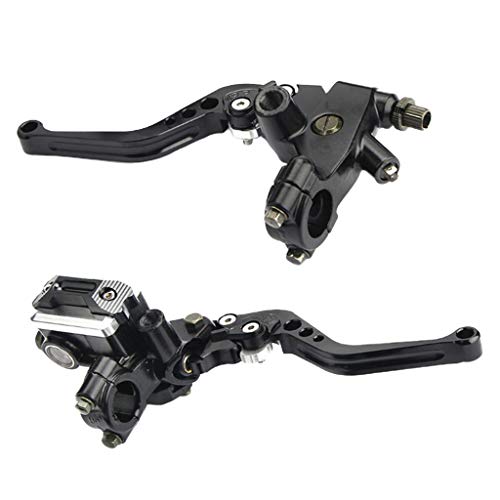 #N/A 2 peças 22 mm embreagem freio motocicleta liga de alumínio universal