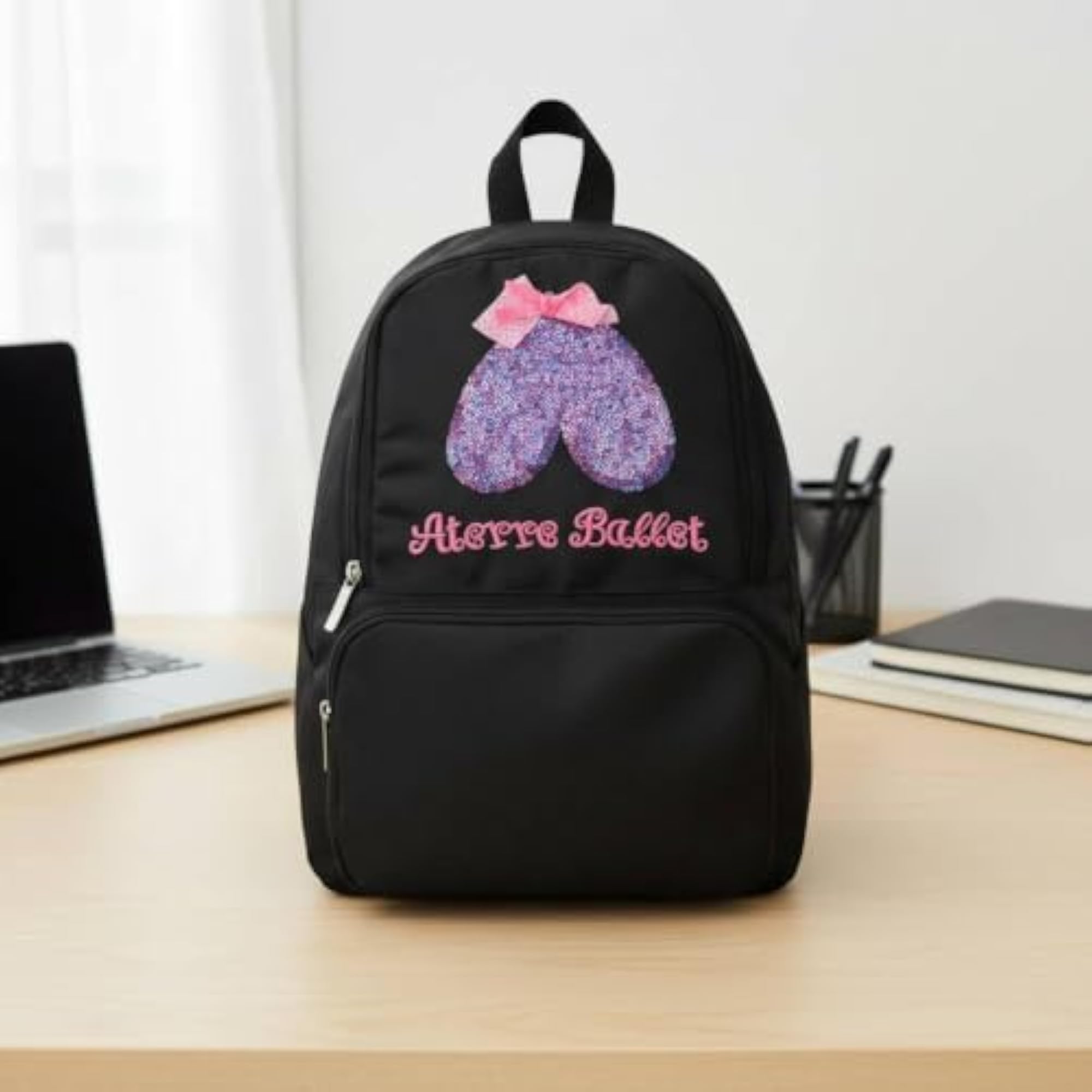 Personalized Girls Dance Backpack, Lightweight Sequin Design