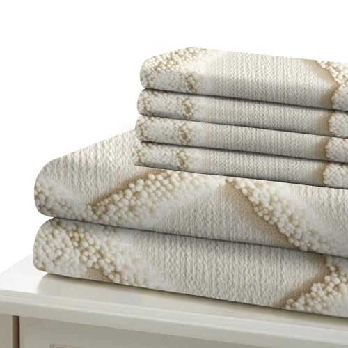Parure de couette tartan en microfibre durable avec impression 3D haute définition 200x200 - 7