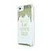 kate spade new york Liquid Glitter Case for iPhone 8 - also compatible with iPhone 7 - Glitter is My Favorite Color Gold / Clear