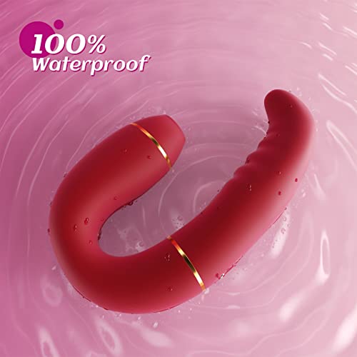 Adult Sex Toys Clitoral Sucking Vibrators - Innovative 9 Sucking & 9 Pulsing Action G Spot Vibrator, Personal Massager 2In1 Vibrating Dildo Nipple Sucker Anal Sex Toy For Women Couples Pleasure #TOP6