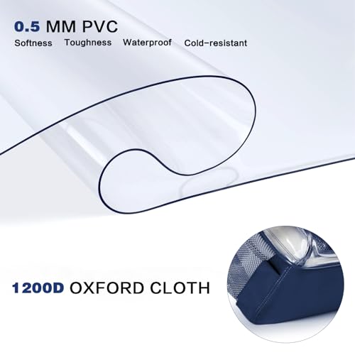 Image of PAMANO Clear Backpack Heavy Duty Transparent See Through Bag for College Work Travel Security