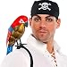 Notorious Pirate Party Parrot Accessory, Multi, Plastic , 18 1/2" X 6 1/2