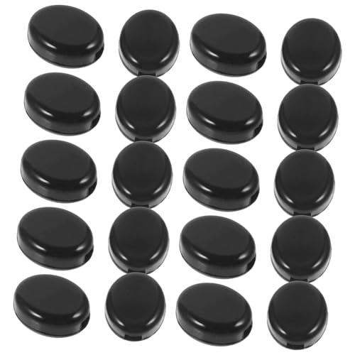 GOOHOCHY シリコン製メガネ用イヤーグリップ 眼鏡リテーナー - スキッドメガネホルダー 10組 ブラック メガネ用イヤーフック