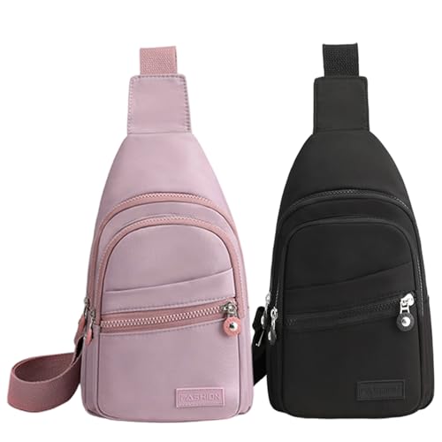 Petit sac bandoulière pour femme multi-poches avec sangle réglable et légère