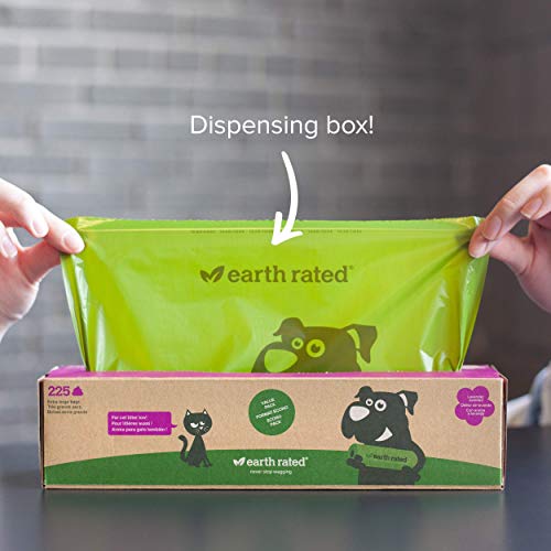 Earth Rated Dog Poop Bags, Extra Thick and Guaranteed Leakproof, Specialty, Extra-Large, Lavender Scented, 225 Count
