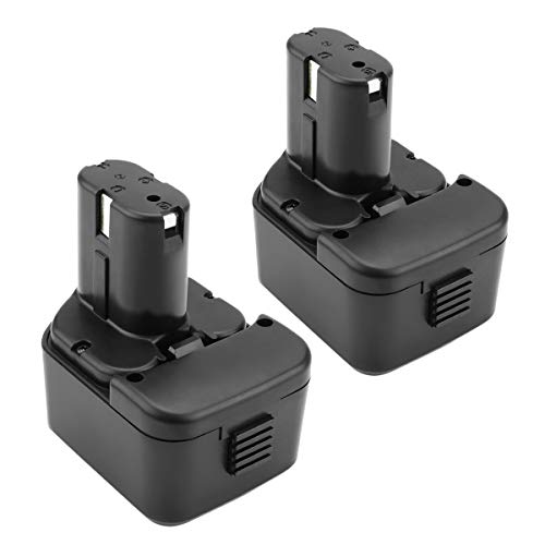 Exmate 2 Pack 12V 3.5Ah Ni-MH Replacement Battery for Hitachi