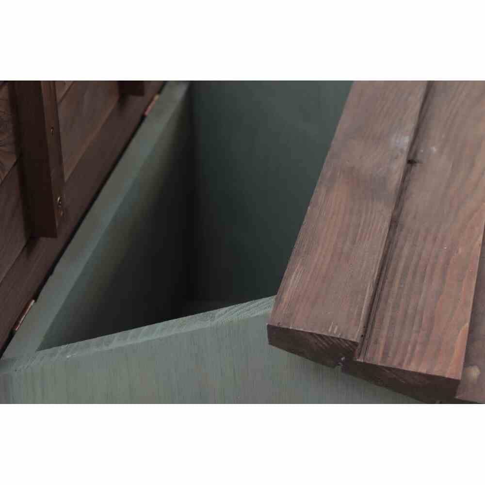 Siena Garden 39232-367 Igelhaus Miami Kiefer FSC 100%, 55x38x28, Olive/braun