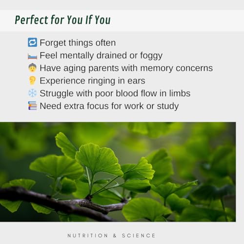 Greendorse Ginkgo Biloba Pure Extract 120 mg (24%/6%), 60 Veg Capsules — Ginkgo Biloba Supplements - image 6