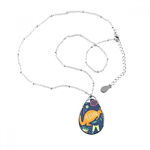 Collier tennis et surf Melbourne Australie pour vos sorties estivales