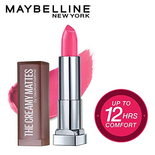 Image of Maybelline New York Color Sensational Creamy Matte Lipstick, 670 Ravishing Rose, 3.9g