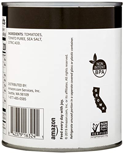 Amazon Brand - Happy Belly Tomatoes, Crushed, 28 Ounce #TOP1