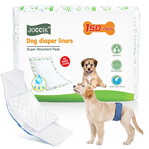 Dog Diaper Liners 100Ct Super Soft And Absorbent Dog Diaper Booster Pads For Male Dog Belly Bands Or Female Dog Diapers(Regular, 100Pcs) #TOP29