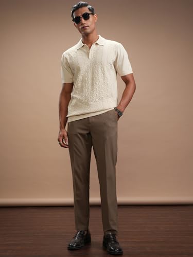 Image of Highlander Men's Polo Tshirt | Flat Knit | Regular Fit | Polo T-Shirt for Man