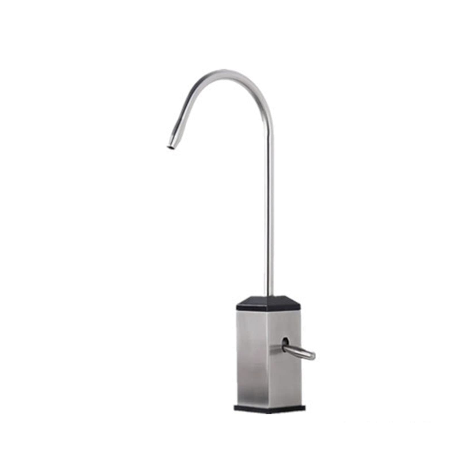 Robinet à osmose inverse gris brossé pivotant à 360 degrés pour évier monotrou
