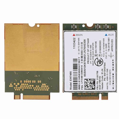 Módulo 4G LTE WWAN Tarjeta de Red para T460 T460p T460s UMTS/HSDPA/HSPA+ 300Mbps NGFF/M2 miniatura 1