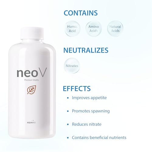 Image of Aquario Neo V - Liquid Conditioner for Freshwater Fish Tank, Enhances Fish Health, Stabilizes Aquarium Water Quality, Ideal for Aquascaping - Water Conditioner for Aquarium Tank - 1000ml