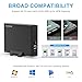 GODO USB 3.0 to 3.5 Inch Hard Drive Enclosure, Vertical External Hard Drive Docking with Stand for 3.5 inch SATA HDD SSD, Aluminum Alloy Drive Case Support Up to 18TB with UASP,Power Adapter