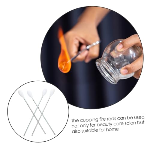 4pcs Herramienta Encendedor para Ventosas para Terapia Cupping Masajeadora Herramienta Encendedora Belleza Palitos de Algodón miniatura 3