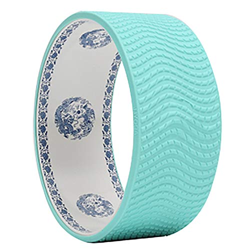 MEHE HOME Personality Blue And White Printing Yoga Wheel Assisted Yoga Fitness Equipment Equipment Lower Back Bend Artifact Environmentally Friendly Easy To Clean