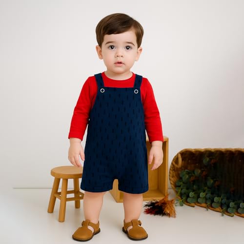 Image of Kidbea Cotton Baby Romper for Boys & Girls | Full Sleeve Bodysuit Jumpsuit for Infants | Soft, Breathable & Skin-Friendly | Multiple Cute Designs