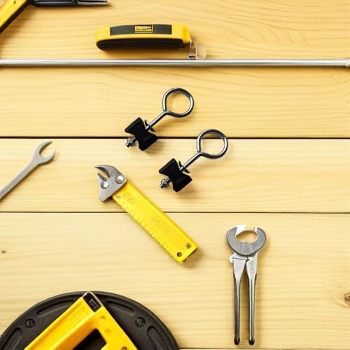 Fixation pour cadre de trampoline avec vis ancrage sécurité et outils - 5