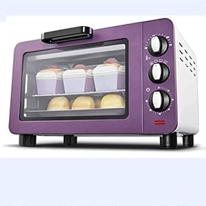 15L mini-oven, convectie aanrecht broodroosteroven roestvrijstalen multifunctionele digitale broodroosteroven (rood) FWEOOFN