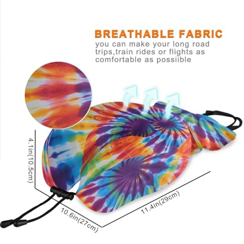 Almohada Espuma Viscoelástica Estándar Tie Dye Lavable miniatura 3