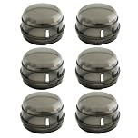 6 Pcs Child Safety Cooker Knob Covers, Heat-Resistant Stove Guard Protectors for Gas Hob, Prevent Kids & Pets from Turning on The Stove, Easy Fit Device for Kitchen Safety (Black) (Black)