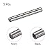 uxcell M4 Internal Thread Dowel Pin 5pcs 6x50mm Chamfering Flat Carbon Steel Cylindrical Pin Bed Bookshelf Metal Devices Industrial Pins