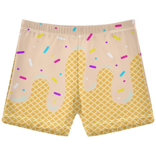 Boys Swim Trunks Quick Dry Bathing Suit Ice Cream Melts Skin Toddler Swim Shorts Boardshorts Swimwear 3-10 - Main Image