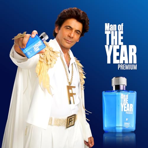 Image of French Factor Man Of The Year Premium Perfume For Man Long Lasting Eau De Parfum Fresh Aquatic Notes Luxury Perfume Gift For Boys (Pack of 1, 100ml)