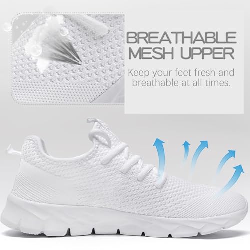 Image of YITUHIO Mens Running Shoes Fashion Sneakers Tennis Walking Shoes Lightweight Athletic Gym Workout Shoes