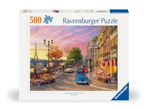 Puzzle 500 pièces Promenade à Paris Ravensburger France