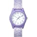 Timex Girls TW7C12200 Time Machines Purple/White Sport Elastic Fabric Strap Watch