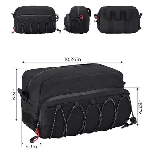 Sacoche guidon moto pour ranger vos outils sur Scout Dark Horse