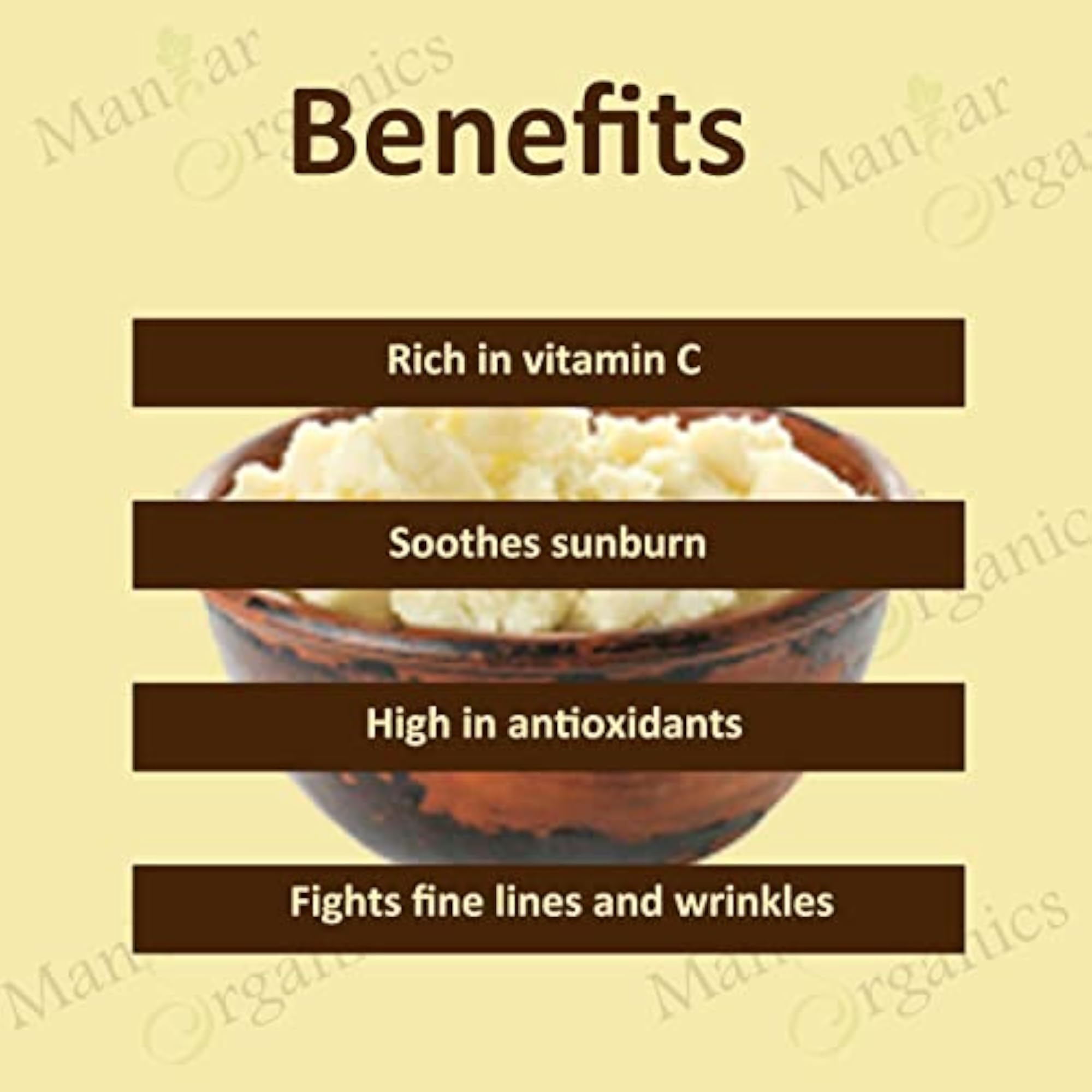 Organic Mango Butter - Raw, Unrefined Body Butter for Moisturization
