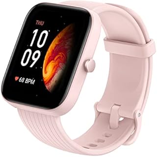Amazfit Bip 3 Pro Smartwatch mit Herzfrequenz, SpO2-Monitor, 1,69" Fitness Watch Tracker Sportuhr mit 60 Sportmodi, 14 Tage Akkulaufzeit für Damen Herren