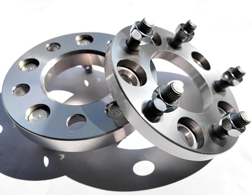Elargisseur de moyeu 5x100 67.1mm en aluminium argent 38mm pour Pontiac Vibe 2003-2010