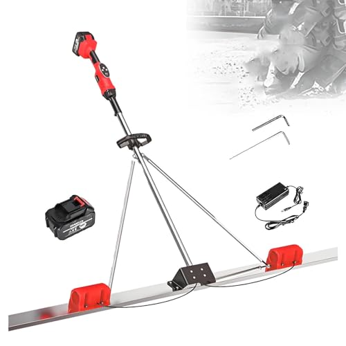 Toro per massetto in calcestruzzo senza fili con motore brushless, 3000-6000 giri/min, 9 impostazioni di velocità per la costruzione di strade