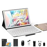 MAXLEGEN Tablet 10 Pulgadas, Android 14, 36 GB + 128 GB, Dual SIM 4G LTE, 5G WiFi, 8000mAh, Doble cámara, HD IPS