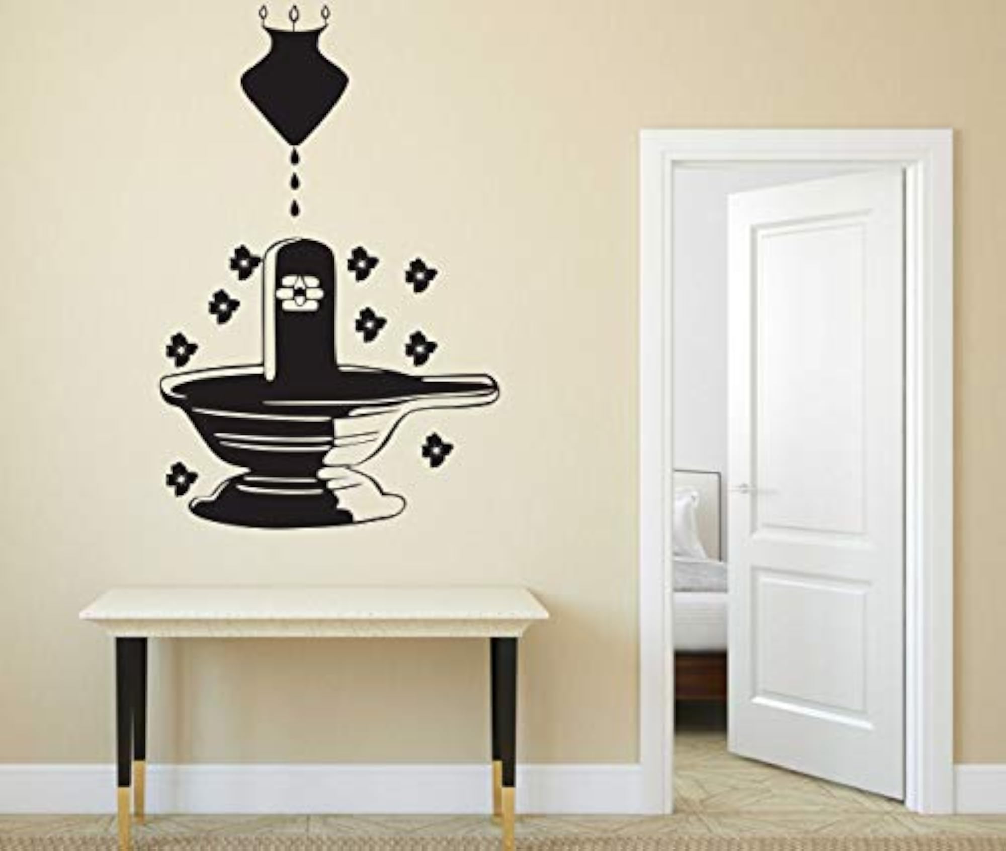 Lord Shiva Lingam Image with PRAISES Sticker
