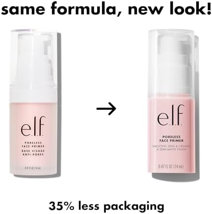 e.l.f. Poreless Face Primer, Skin-Smoothing Matte Makeup Base, Minimizes Pores & Fine Lines, Long-Lasting Foundation Primer with Tea Tree & Vitamins A & E, Vegan & Cruelty-Free - 2