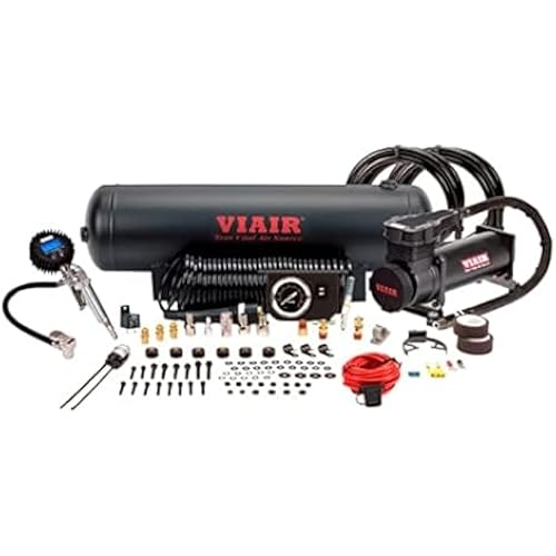 Viair 20002: 485C Stealth Black Gen 2 Onboard Air System (12V, 200 Psi Compressor, 2.5 Gal Tank)