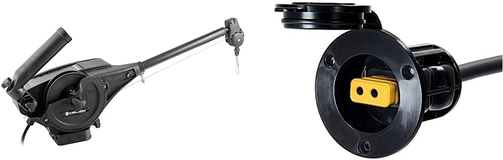 Cannon 1902300 Magnum 5 Electric Downrigger Flush Mount Power Port Black