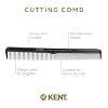 Kent SPC80 Salon-Style Dressing Cutting Comb with Wide and Fine Teeth - Professional Barber Haircut Comb for Styling and Teasing for All Hair Types - Kent Quality Barber Supplies #3