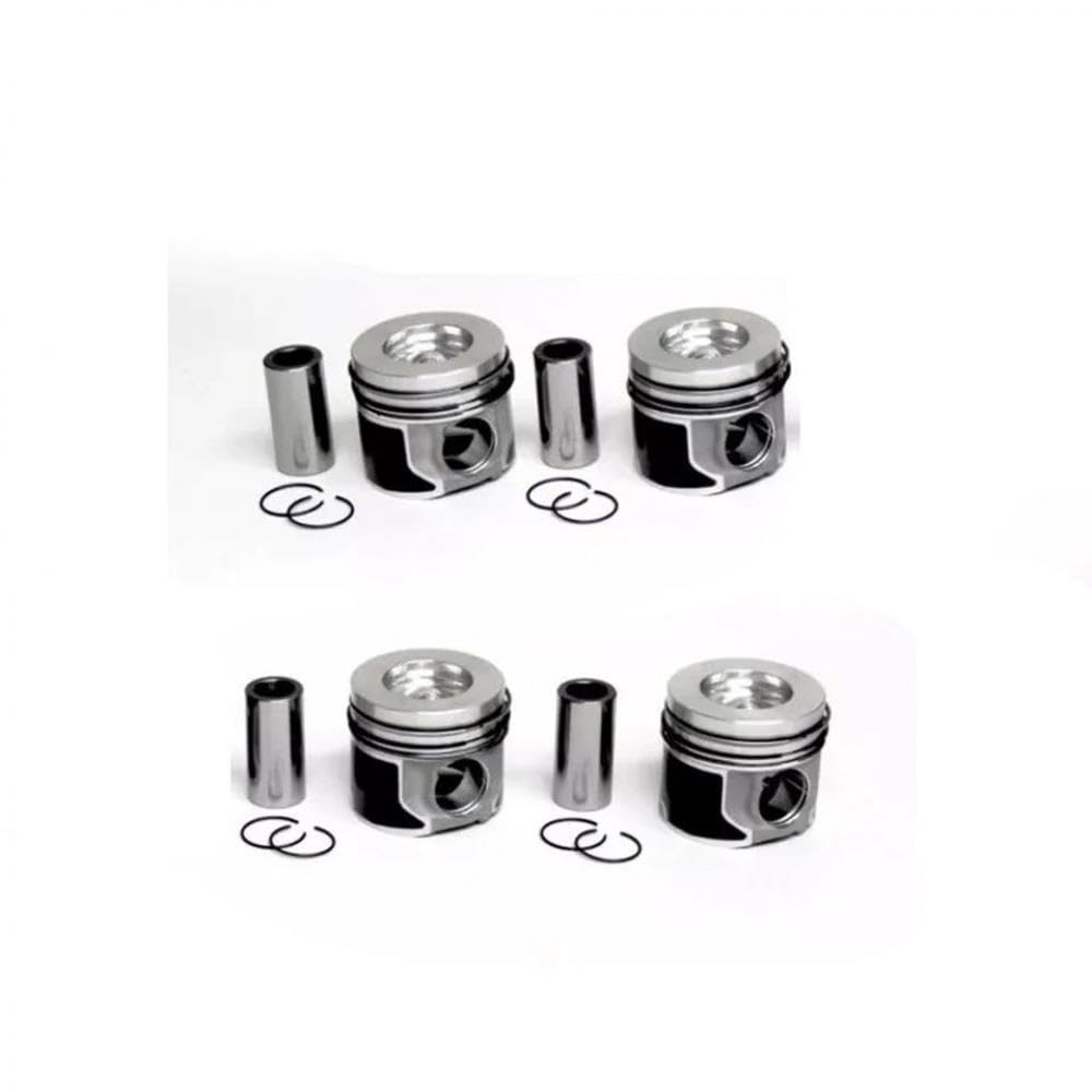 Set pistoni e fasce elastiche motore 4 pezzi 83 mm per 2.0 L 204DTD compatibile con Velar F Pace 2.0 L L4