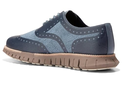 Image of Cole Haan Mens Zerogrand Remastered Remaster Embrostitch Wingtip
