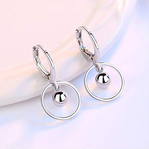 Bijoux boucles d'oreilles en argent pour femme avec zircone cubique